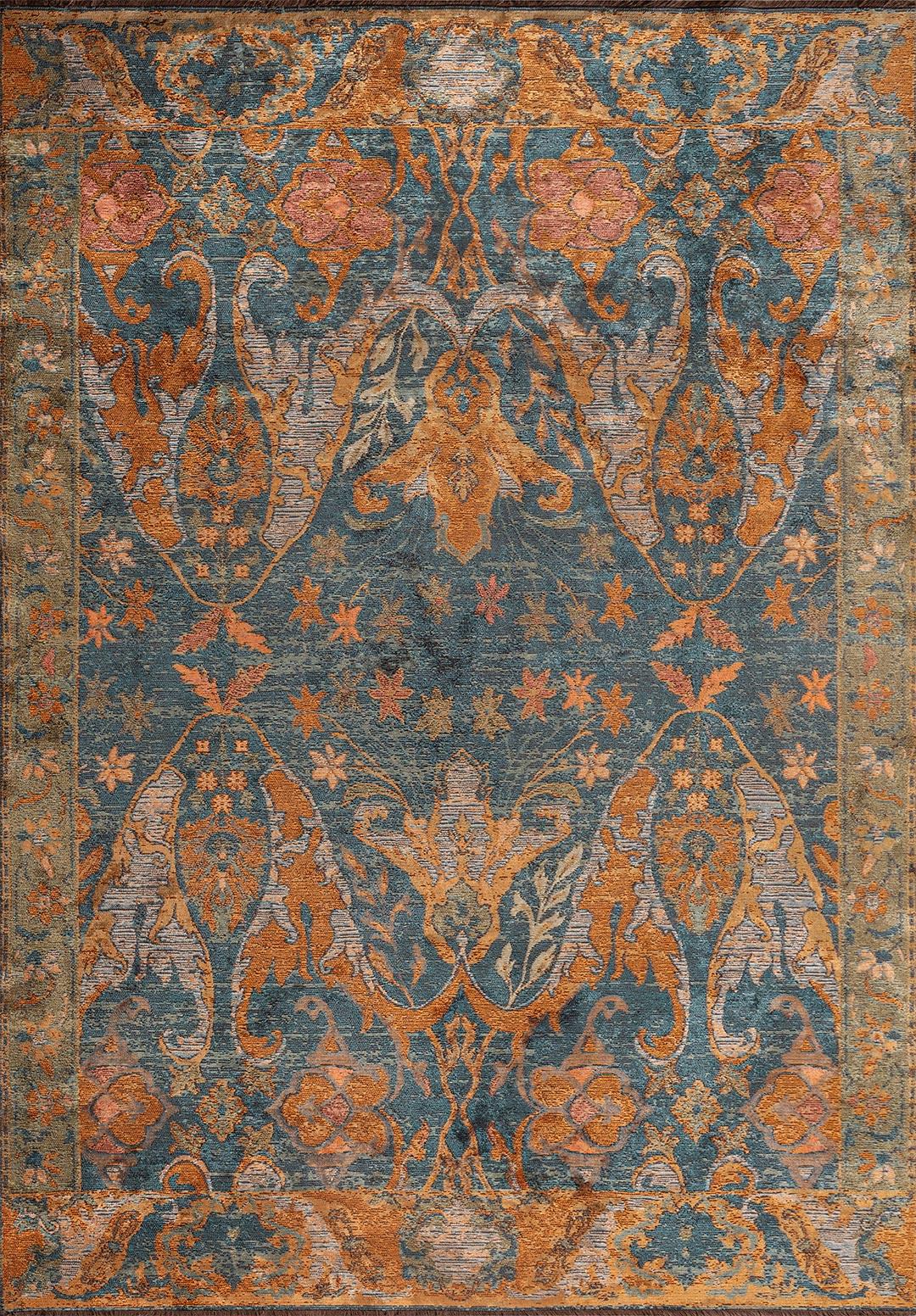 Velorien Teal - Terracotta Rug