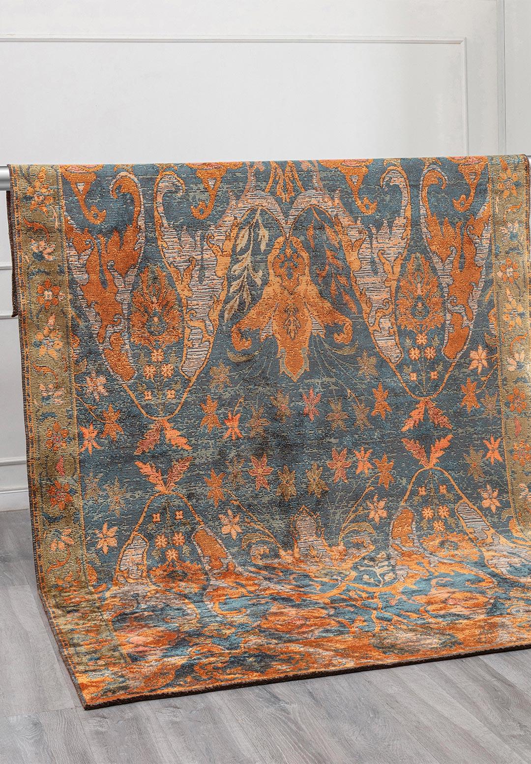 Velorien Teal - Terracotta Rug