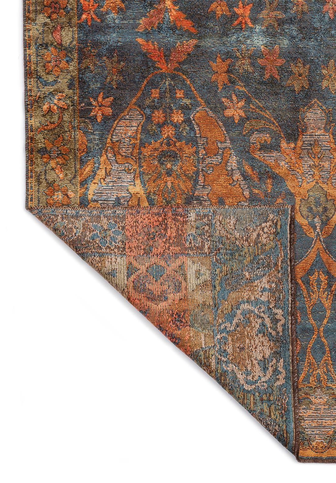 Velorien Teal - Terracotta Rug