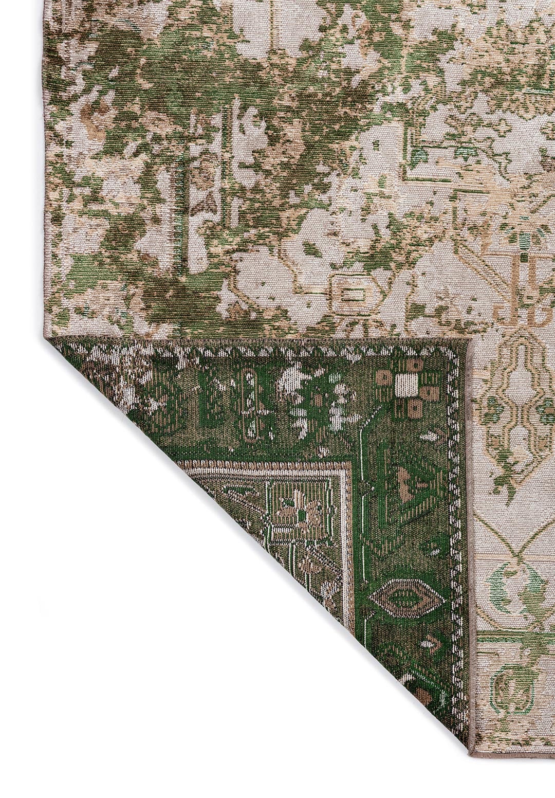 Emperor Dark Beige - Forest Green Rug