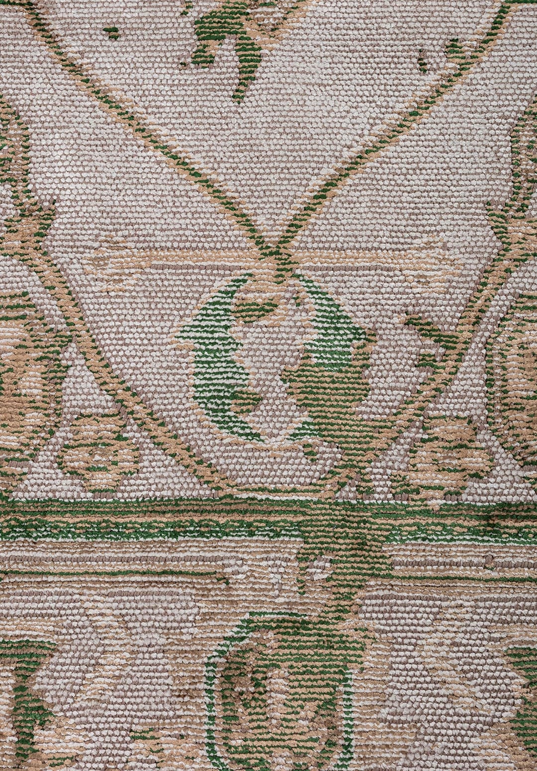 Emperor Dark Beige - Forest Green Rug