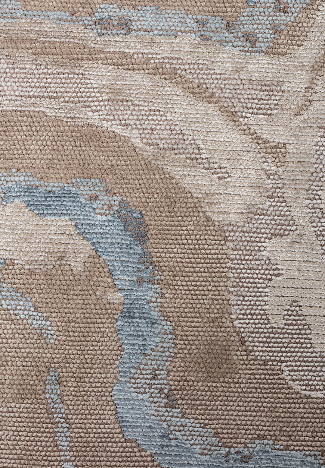 Smoke Blue - Beige Rug Rugs - Venetto Design Venettodesign.com