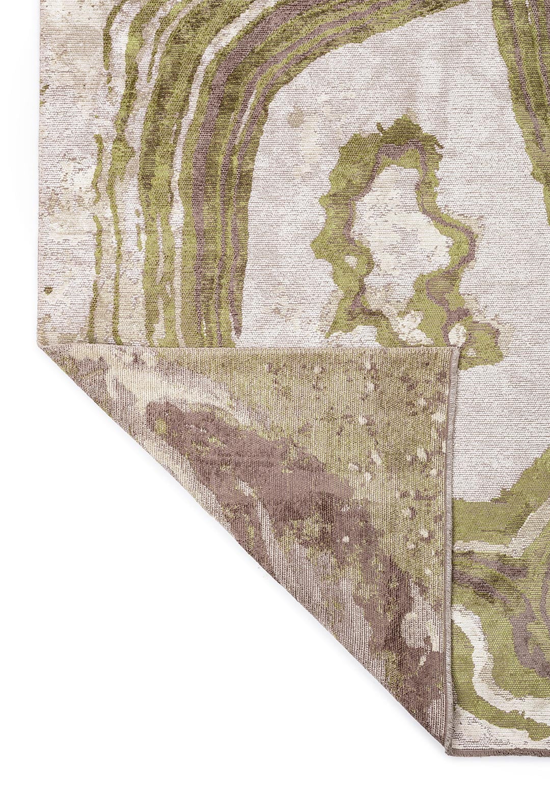 Smoke Bone - Green Rug Rugs - Venetto Design Venettodesign.com