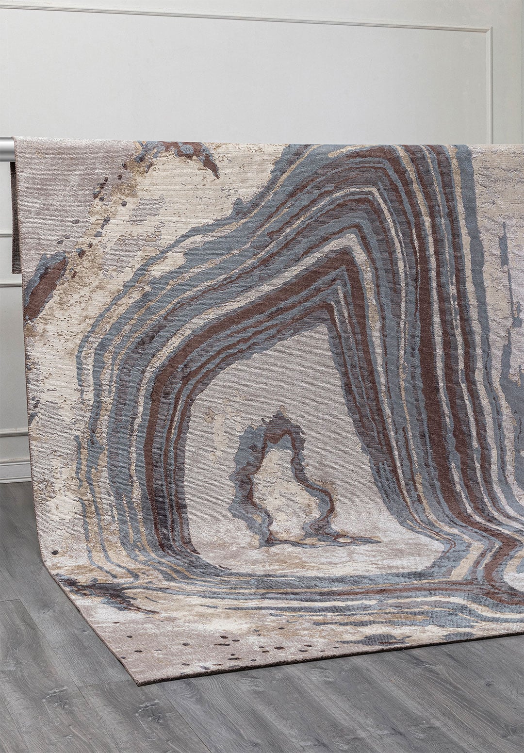 Smoke Bone - Blue Rug Rugs - Venetto Design Venettodesign.com