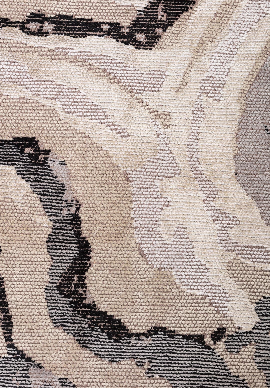 Smoke Grey - Beige Rug Rugs - Venetto Design Venettodesign.com