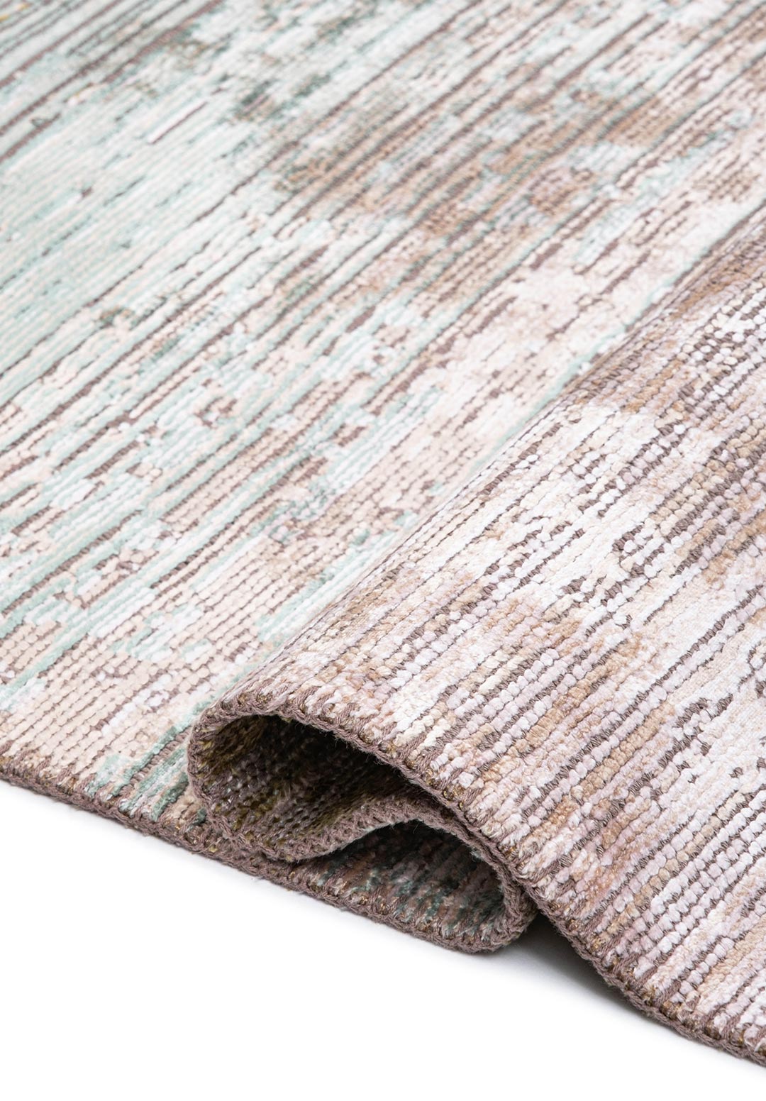 Aurora Cream - Olive Green Rug Rugs - Venetto Design Venettodesign.com