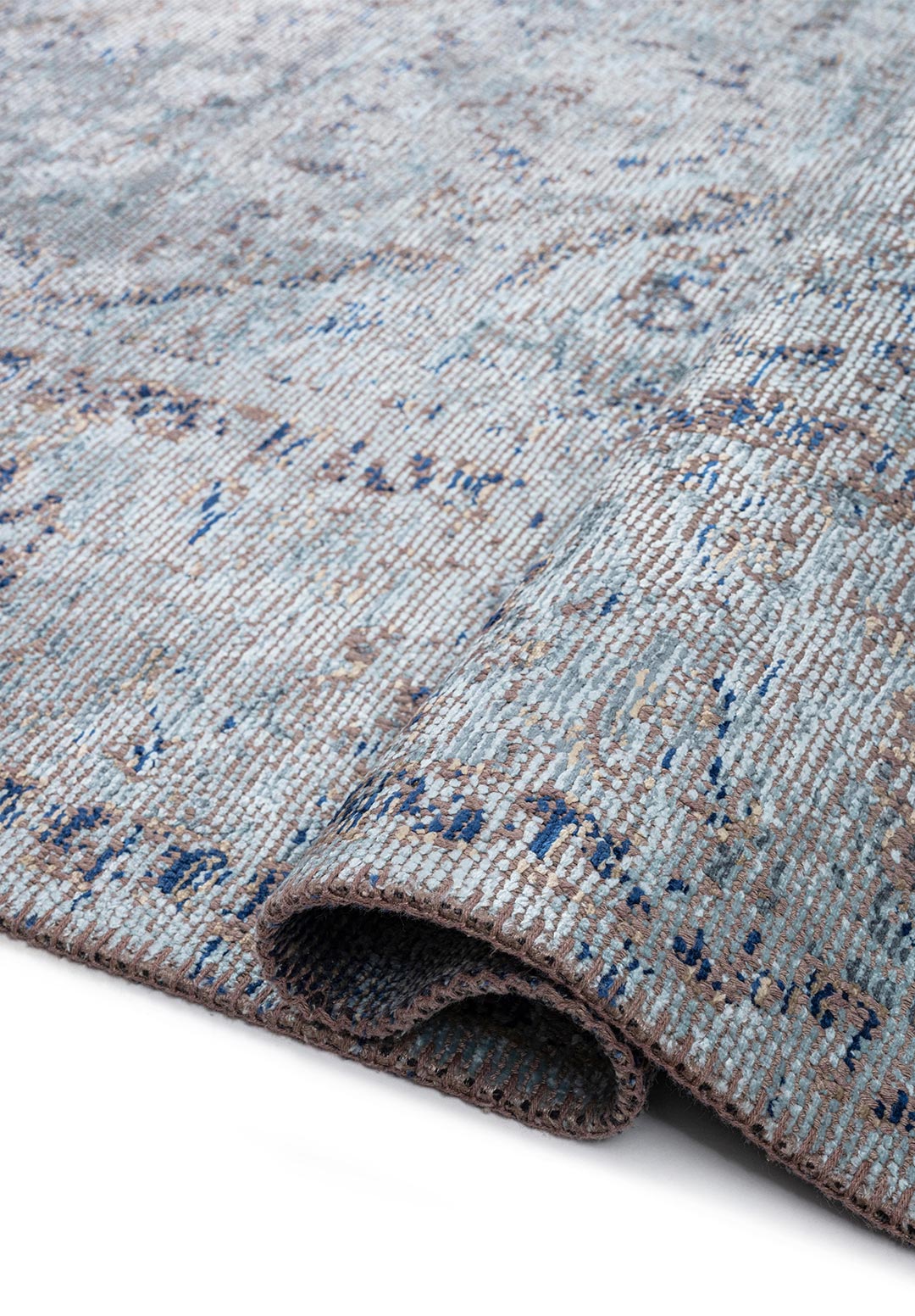 Serelis Ivory - Dusty blue Rug