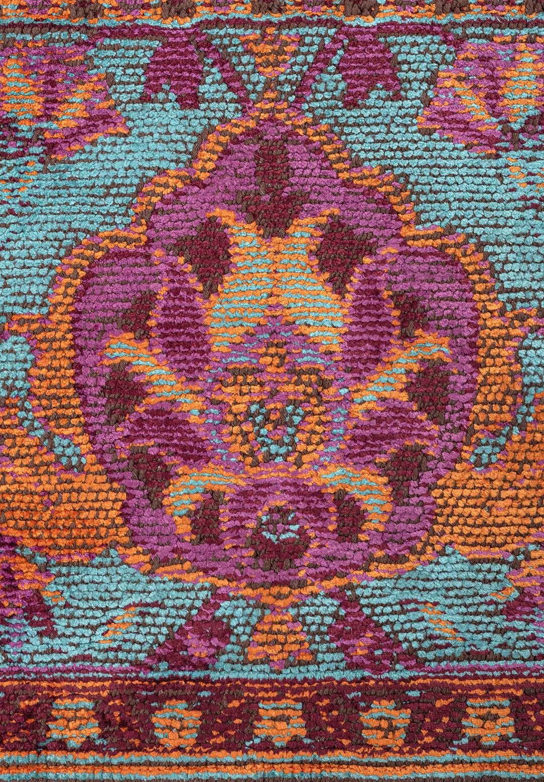 Vellora Cherry - Turquoise Rug