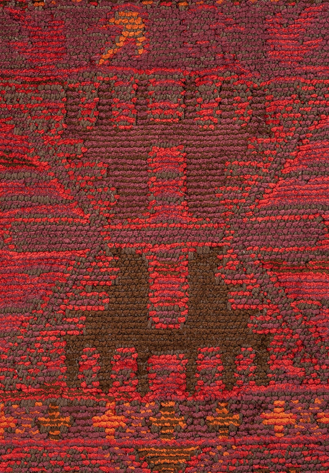 Folk Cherry - Red Rug