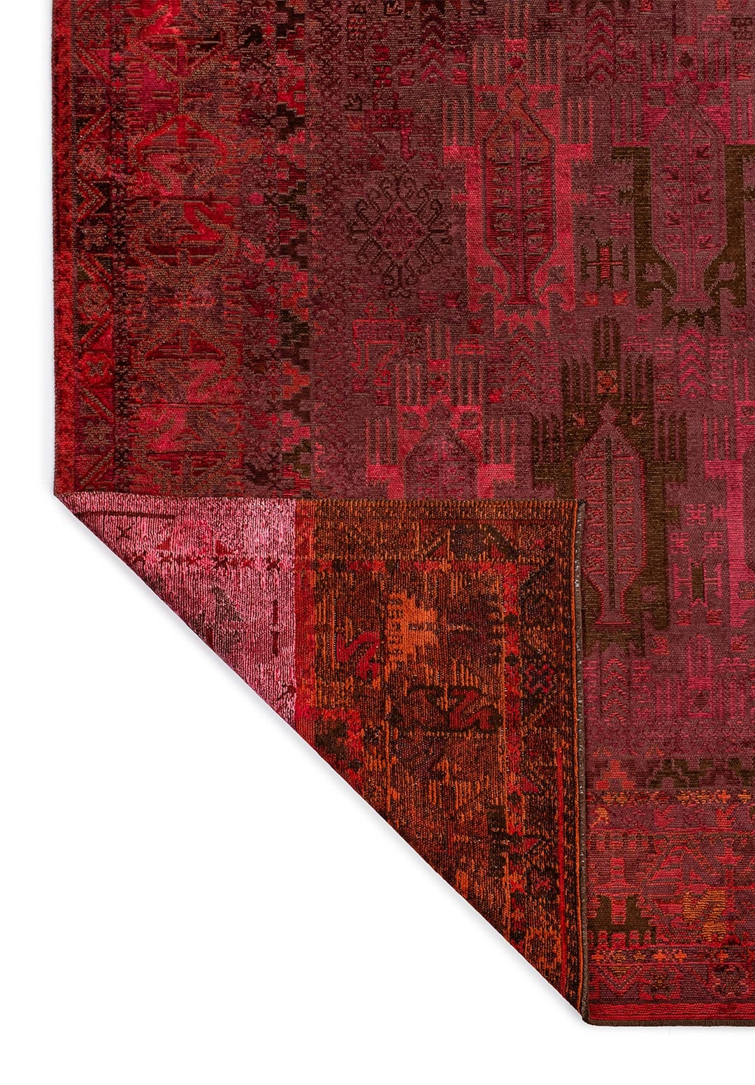 Folk Cherry - Red Rug