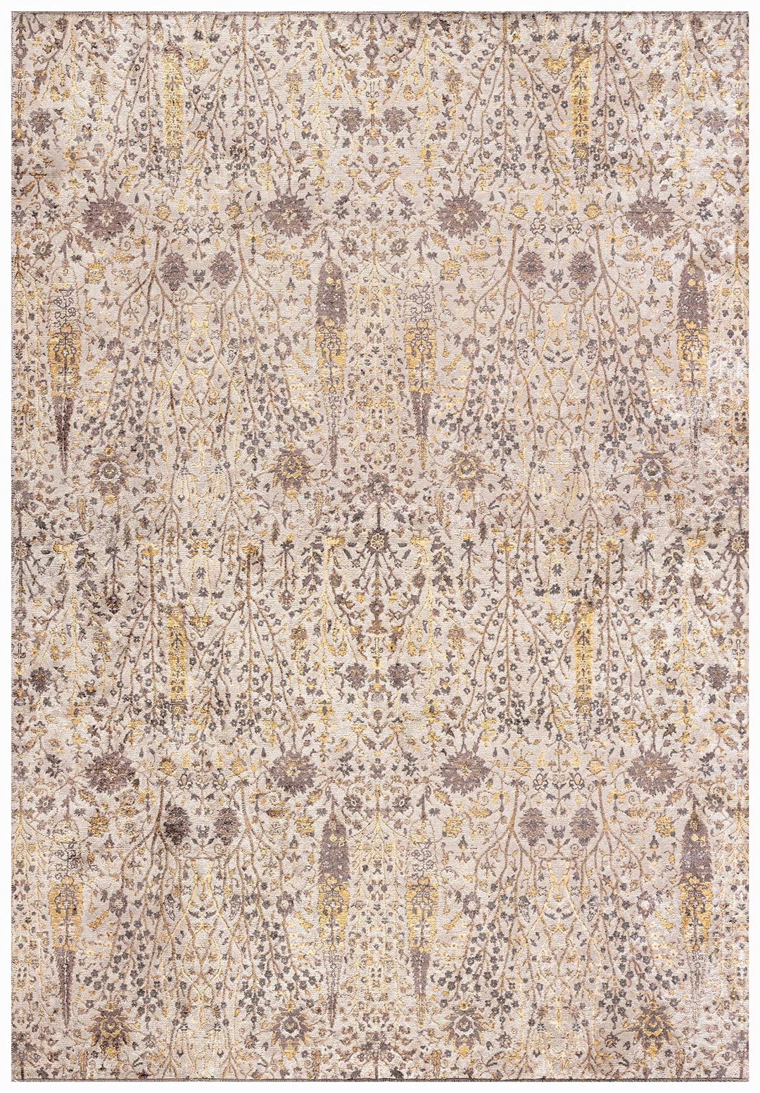 Ethereal Beige - Gold Rug