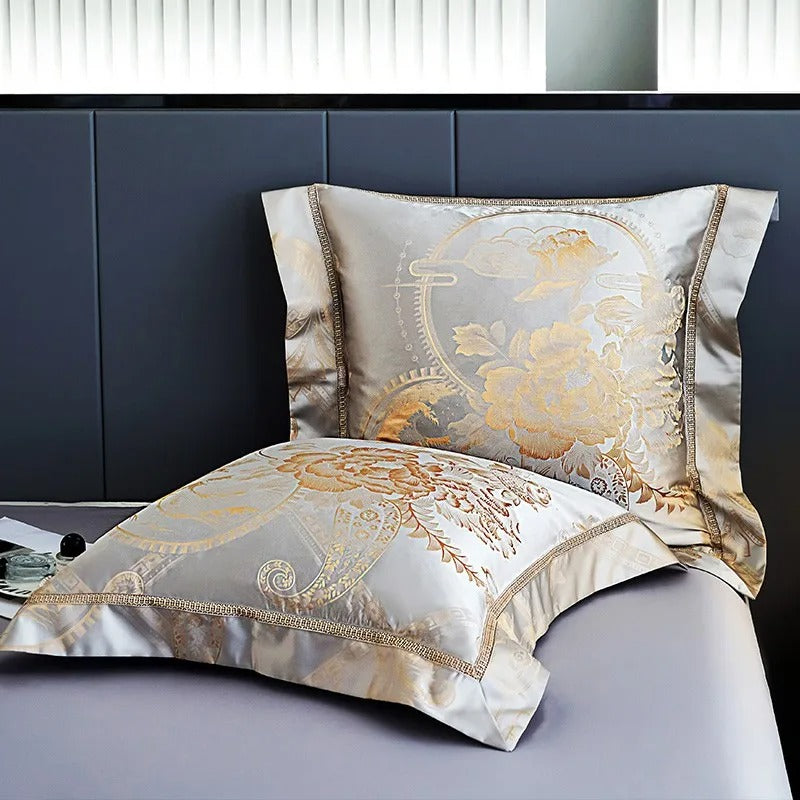 Freja Vintage Jacquard Bedding Set