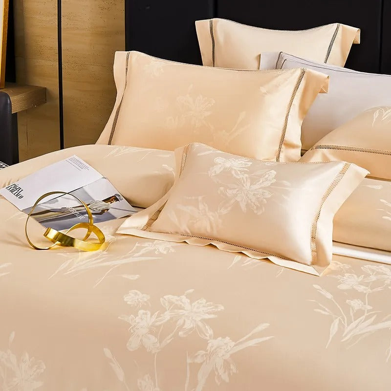 Aureate Egyptian Cotton Jacquard Luxury Bedding Set