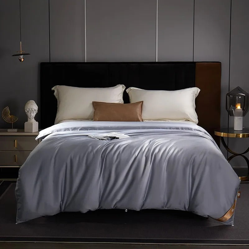 Seda Silvery Grey Mulberry Silk Filling Comforter