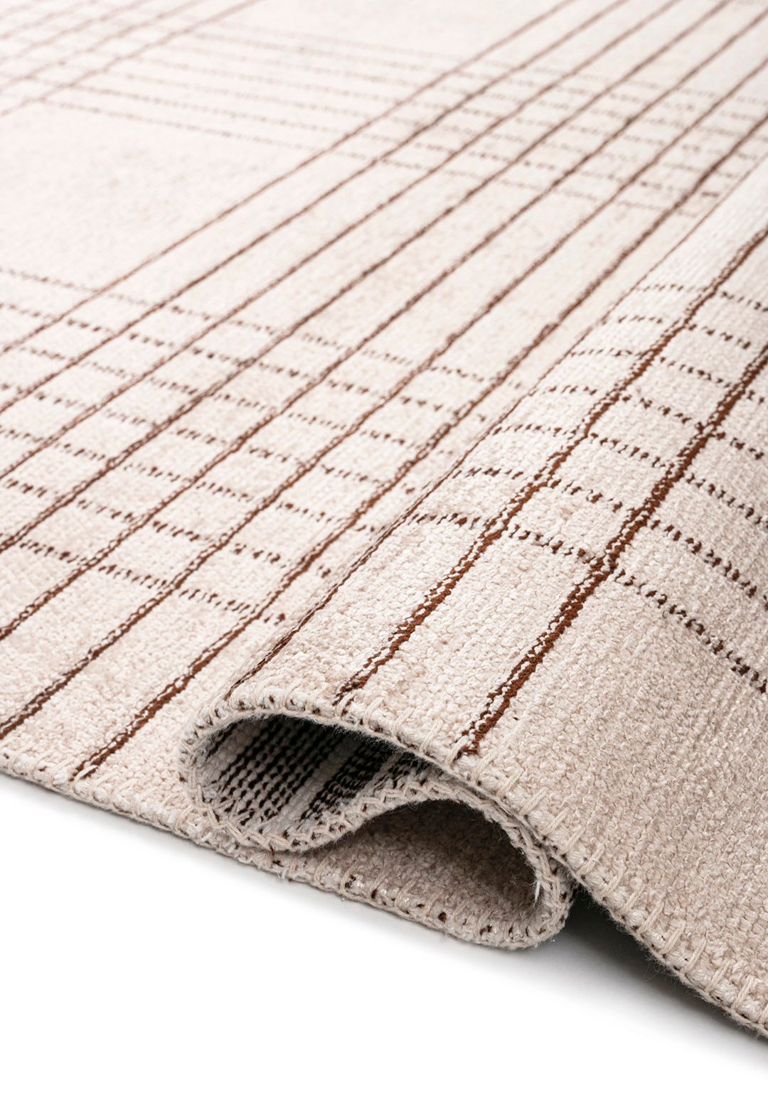 Lattice Dark Brown - Stone Rug Rugs - Venetto Design Venettodesign.com