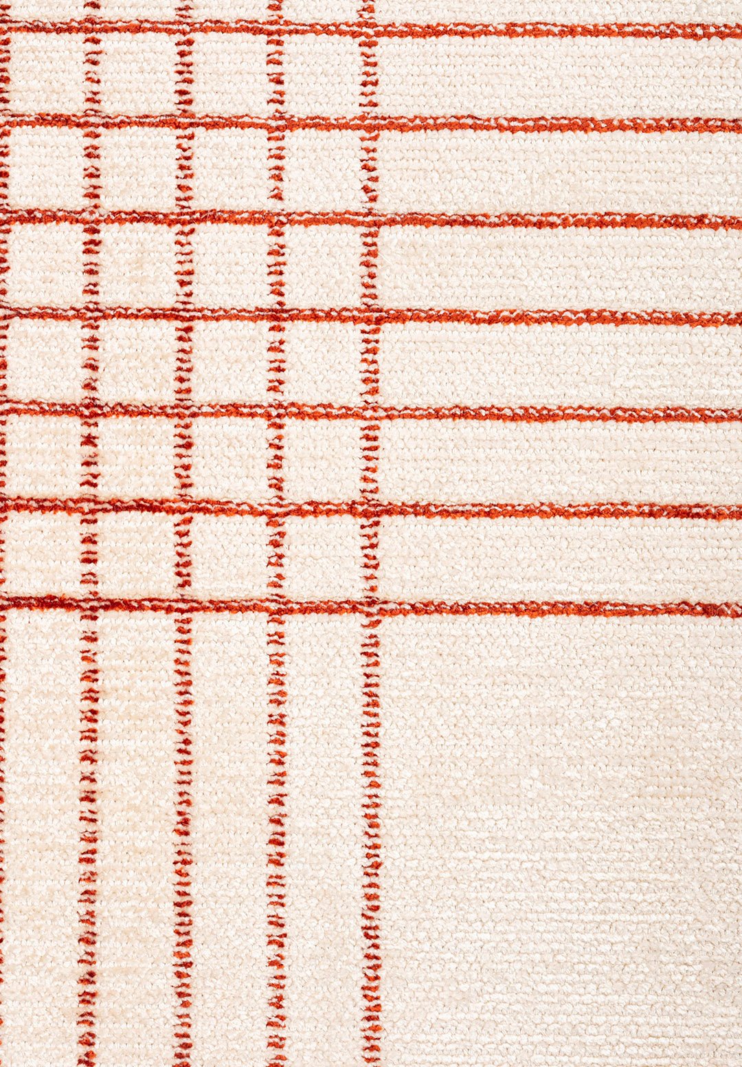 Lattice Rust - Light Cream Rug Rugs - Venetto Design Venettodesign.com