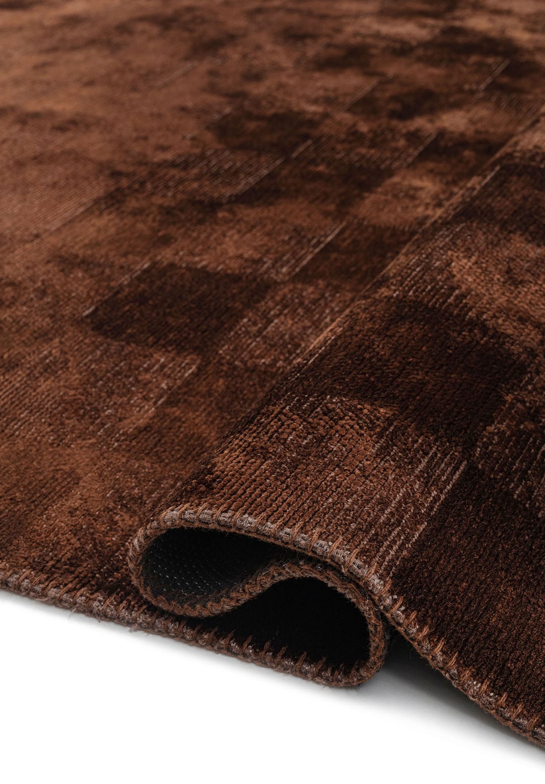 Checkers Dark Brown Rug Rugs - Venetto Design Venettodesign.com