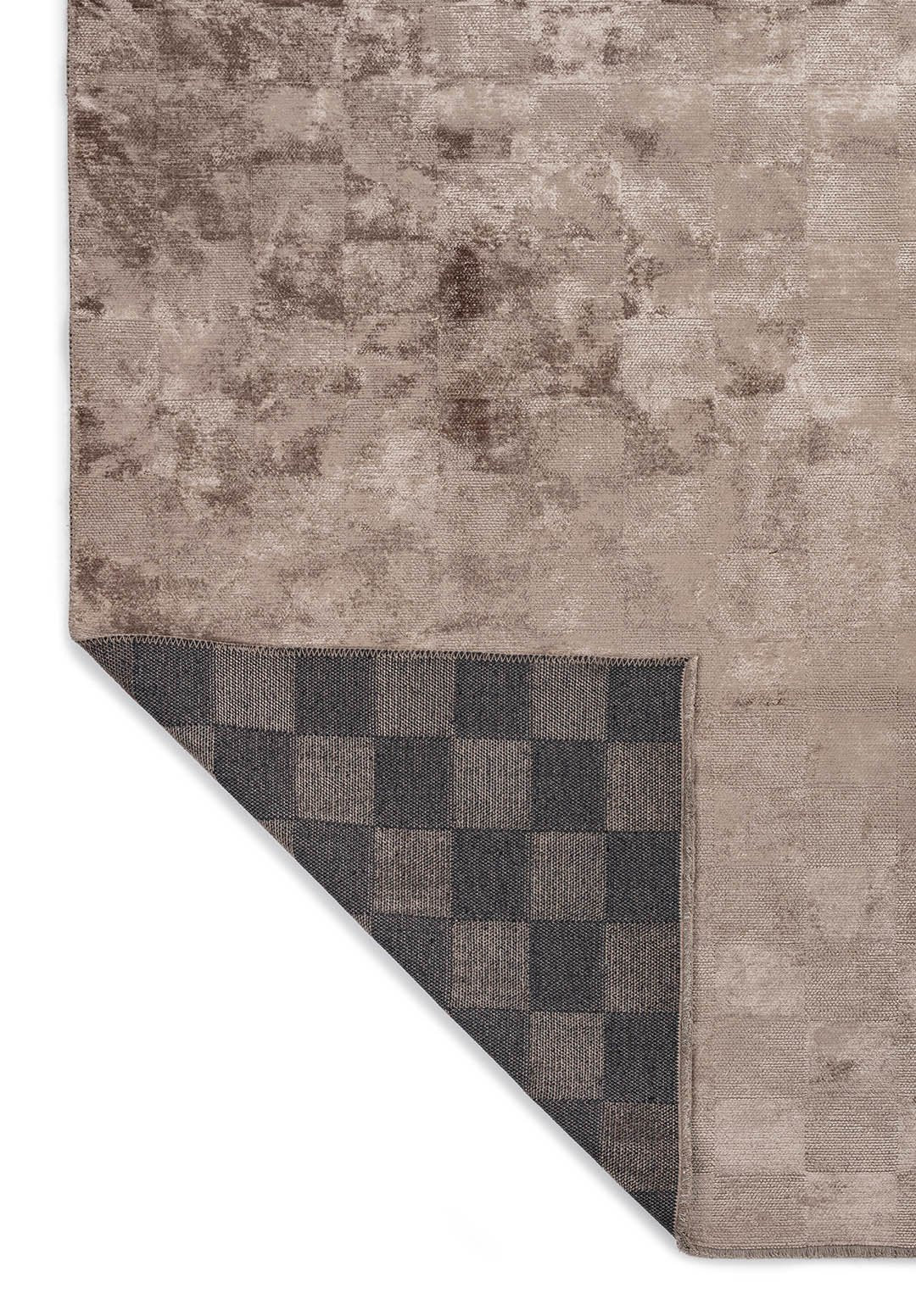 Checkers Nougat Rug Rugs - Venetto Design Venettodesign.com