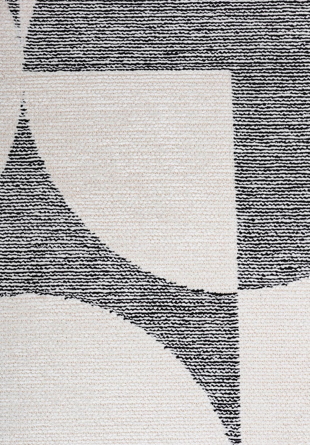Circle Black - White Rug Rugs - Venetto Design Venettodesign.com