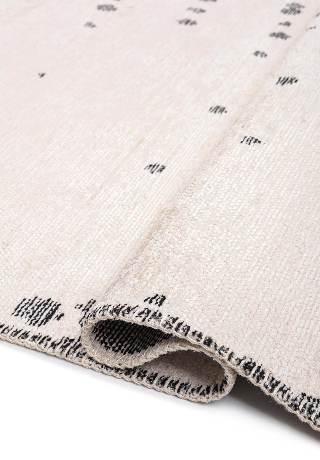 Dapple Black - Ecru Rug Rugs - Venetto Design Venettodesign.com