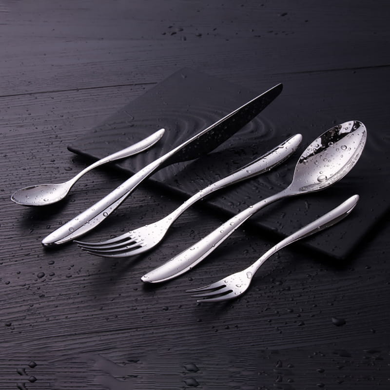 Aristo Silver Luxury 18/10 Stainless Steel Cutlery Set - Venetto Design Venettodesign.com