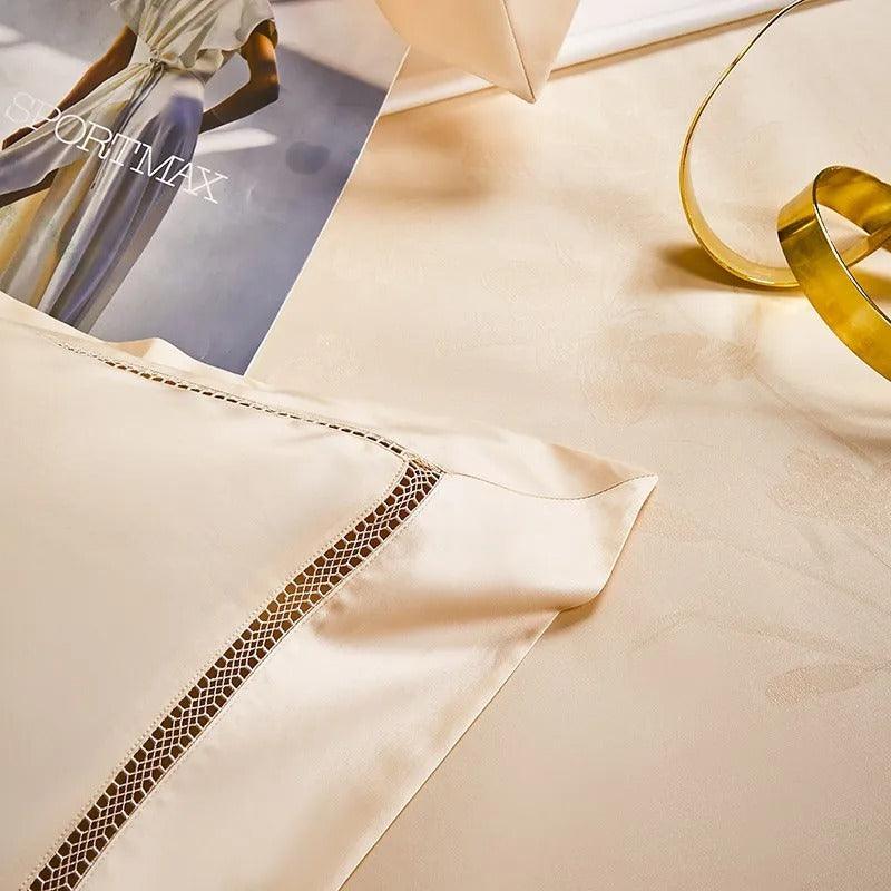 Aureate Egyptian Cotton Jacquard Luxury Bedding Set