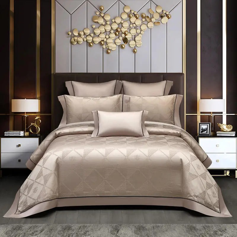Eden Jacquard Egyptian Cotton Luxury Bedding Set