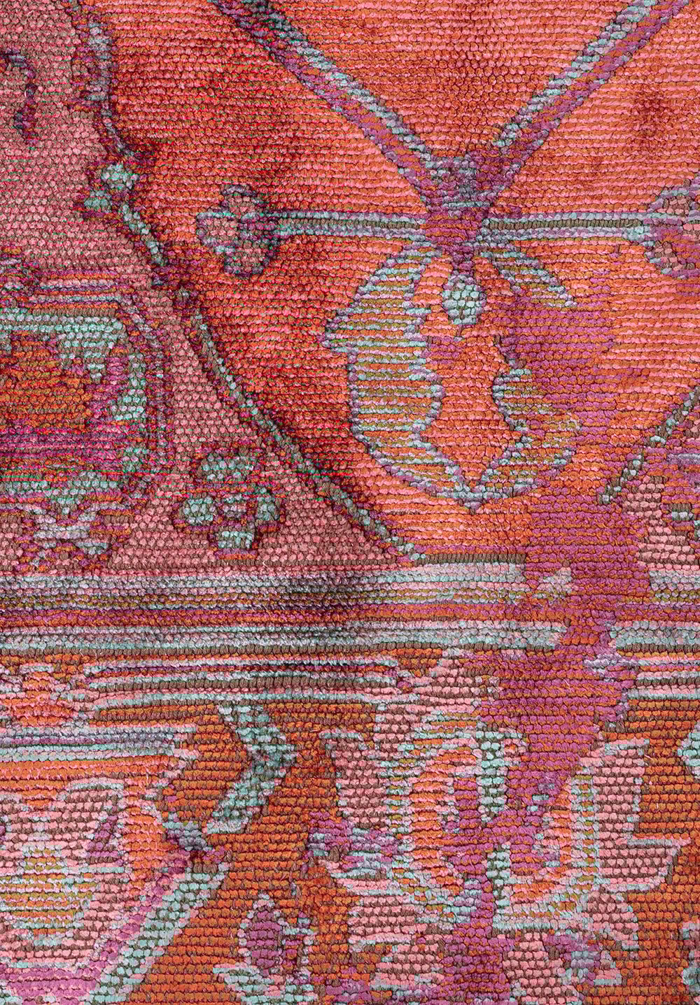 Emperor Rust - Turquoise Rug
