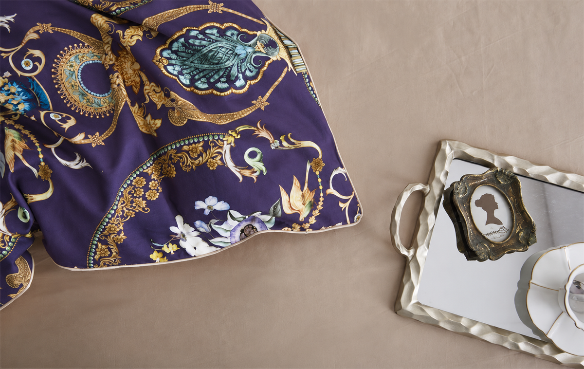 Anita Ornamental Ultra Soft Egyptian Cotton Bedding Set