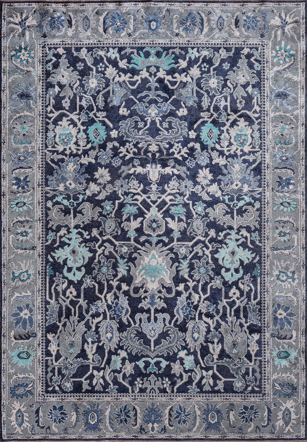 Grandeur Blue - Turquoise Rug