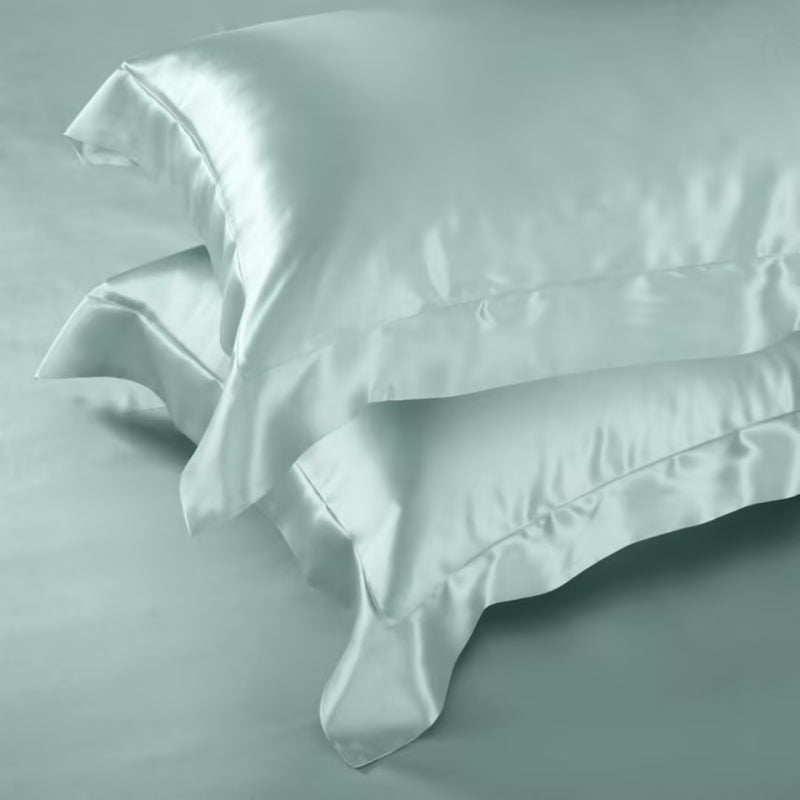 Aristelle Aqua Luxury Pure Mulberry Silk Bedding Set