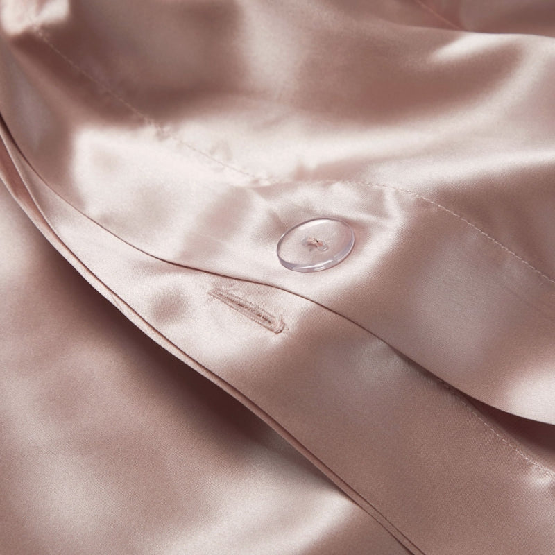 Aristelle Blush Pink Luxury Pure Mulberry Silk Bedding Set