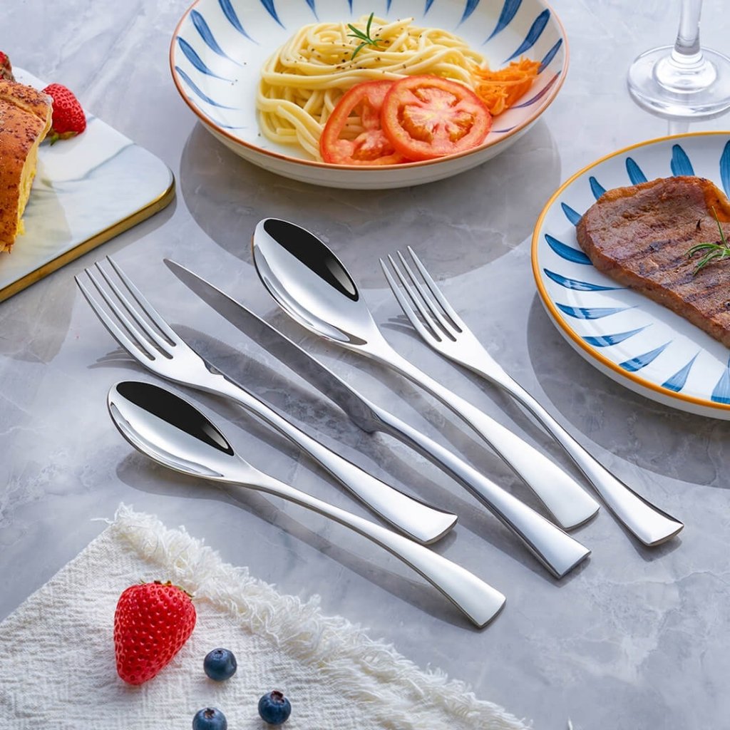 Jet Silver Cutlery Set