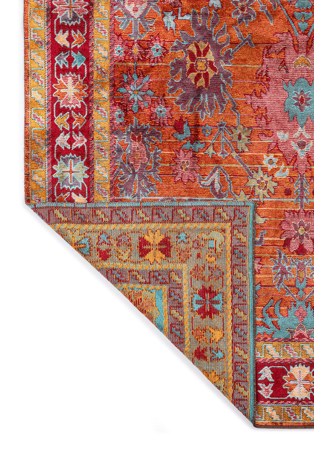 Prestige Mustard - Turquoise Rug