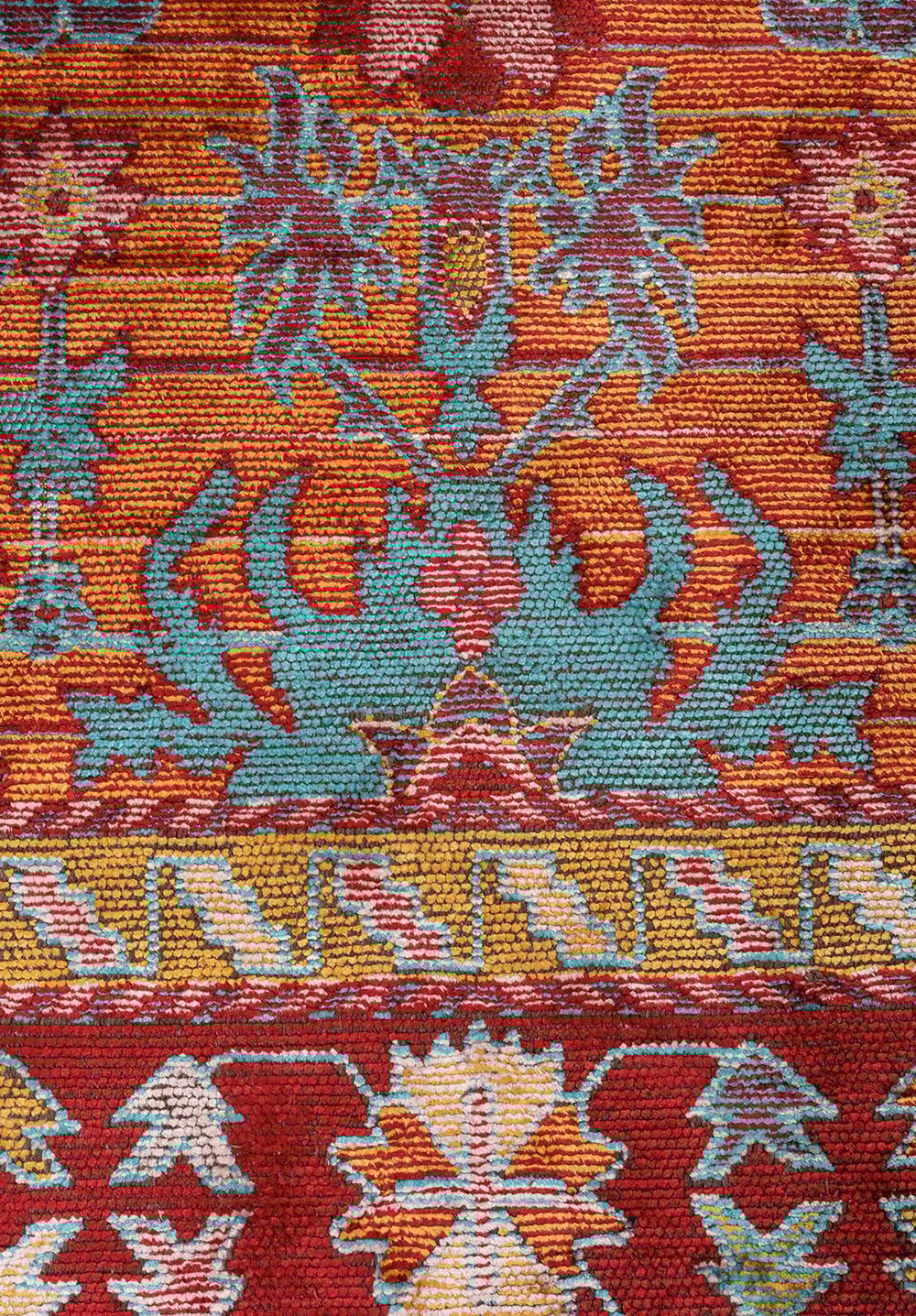 Prestige Mustard - Turquoise Rug
