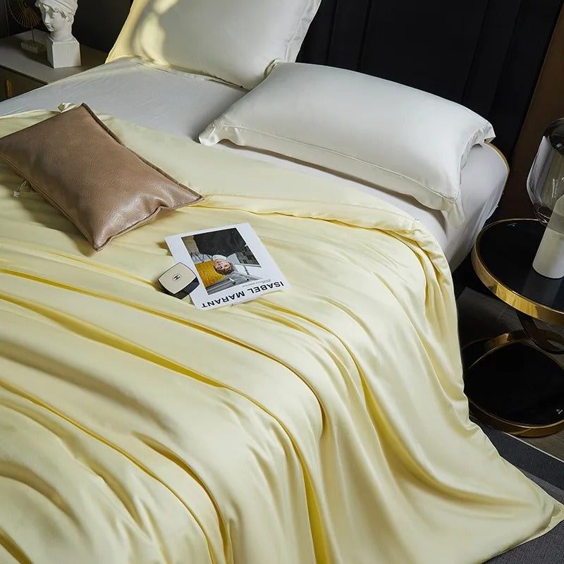 Seda Lemon Mulberry Silk Filling Comforter