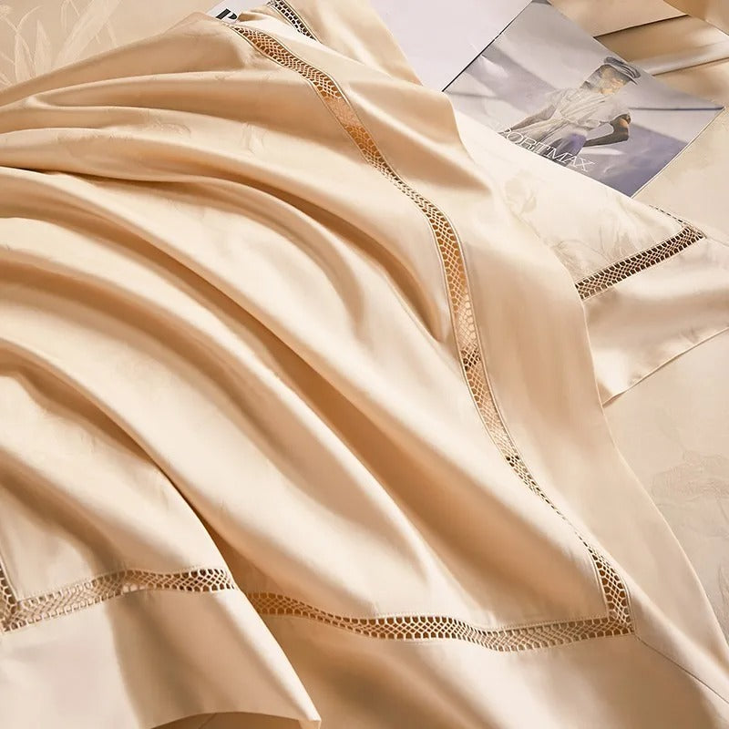 Aureate Egyptian Cotton Jacquard Luxury Bedding Set