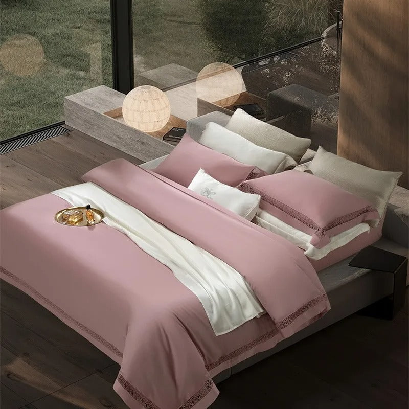 Elysium Rose Egyptian Cotton Bedding Set