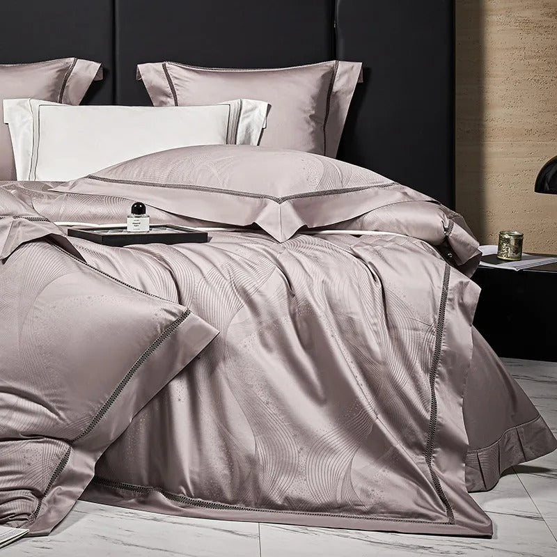 Seraphine Egyptian Cotton Jacquard Bedding Set