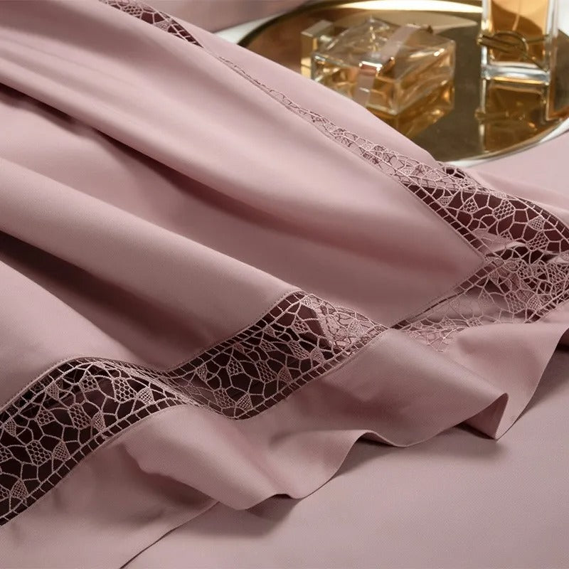Elysium Rose Egyptian Cotton Bedding Set