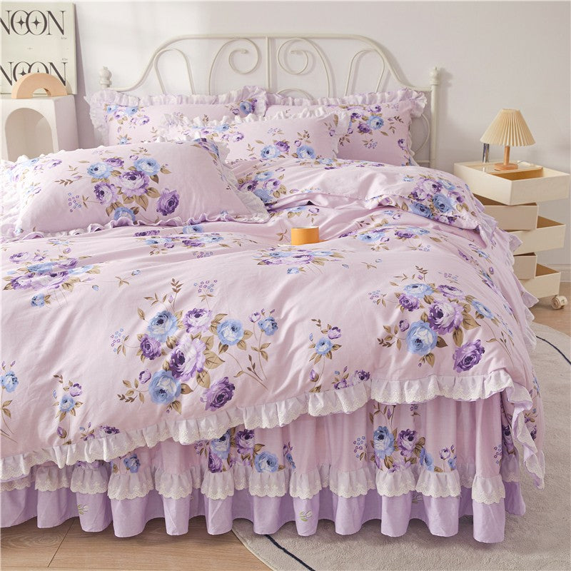 Rafaella Ruffled Cotton Bedding Set