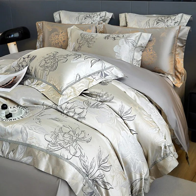 Alma Vintage Jacquard Bedding Set