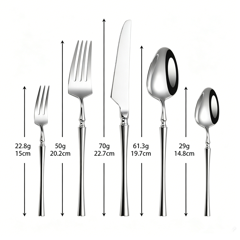 Serena Silver Luxury Stainless Steel Cutlery Set