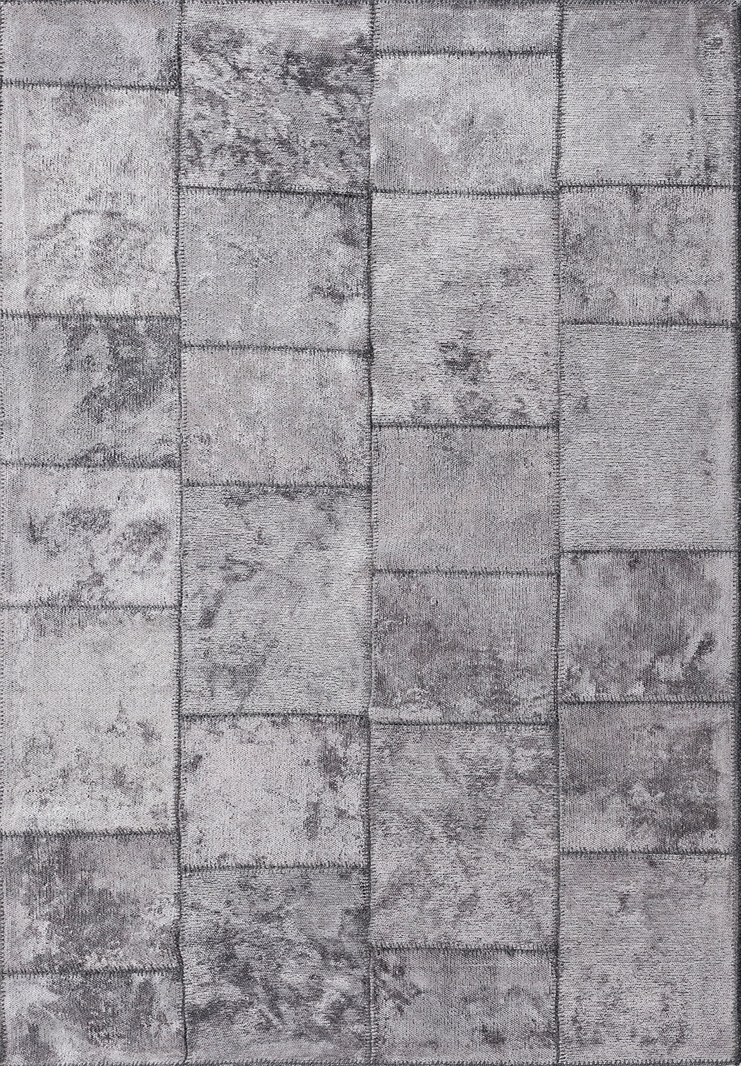 Patch Light Grey Rug Rugs - Venetto Design Venettodesign.com