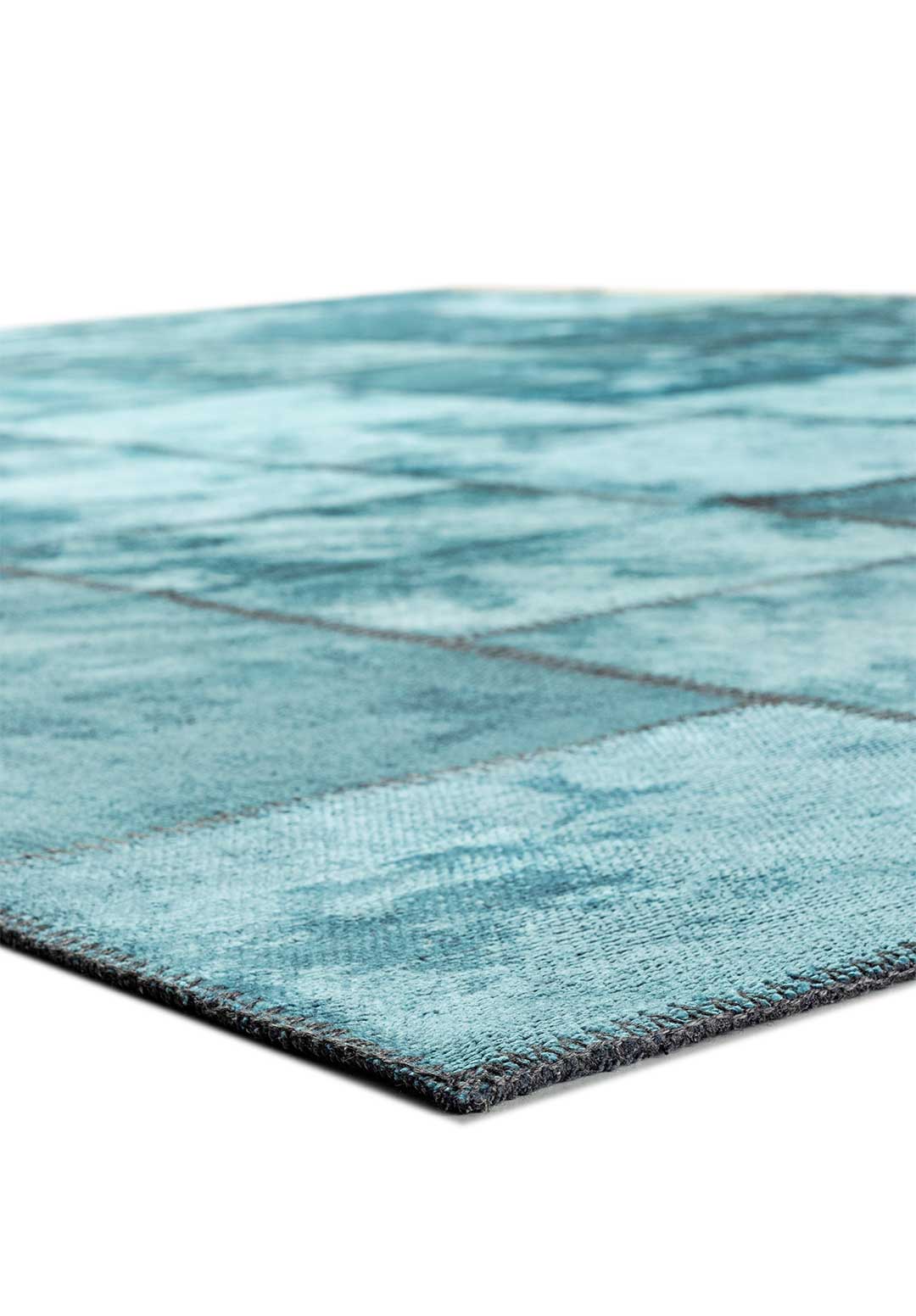 Patch Turquoise Rug Rugs - Venetto Design Venettodesign.com
