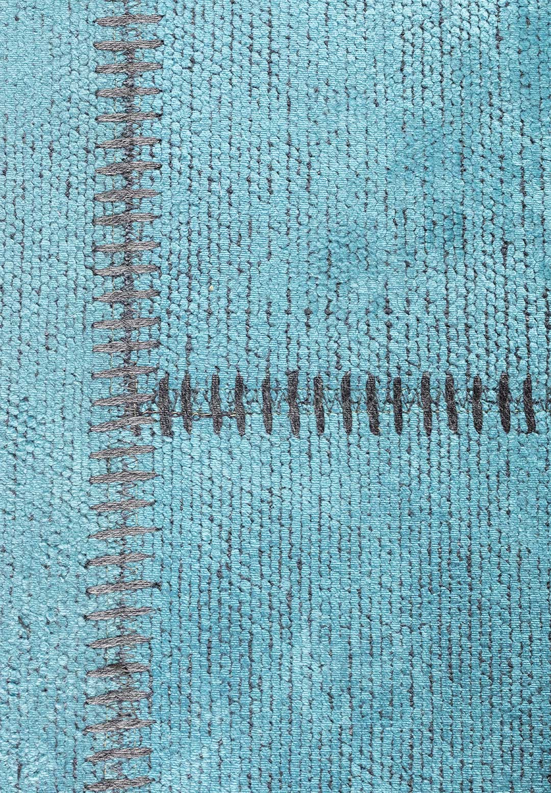 Patch Turquoise Rug Rugs - Venetto Design Venettodesign.com