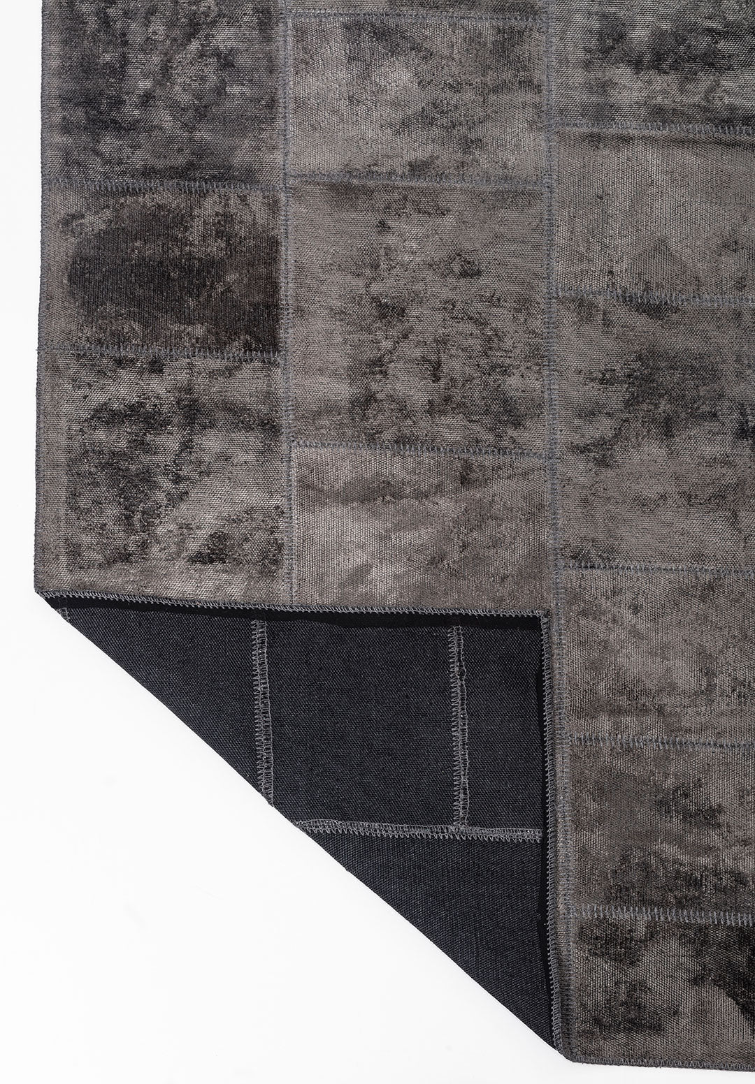 Patch Anthracite Rug Rugs - Venetto Design Venettodesign.com