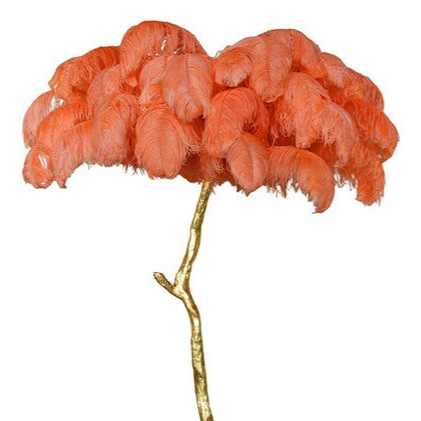 Palmera Luxury Feather Floor/Table Lamp Floor Lamp - Venetto Design Orange / Table Lamp Venettodesign.com