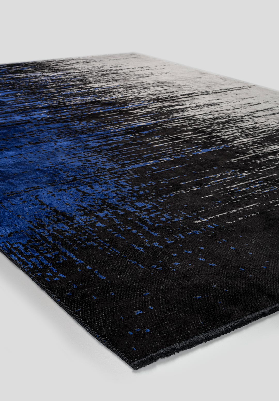 Murcia Black - Sax Blue Rug