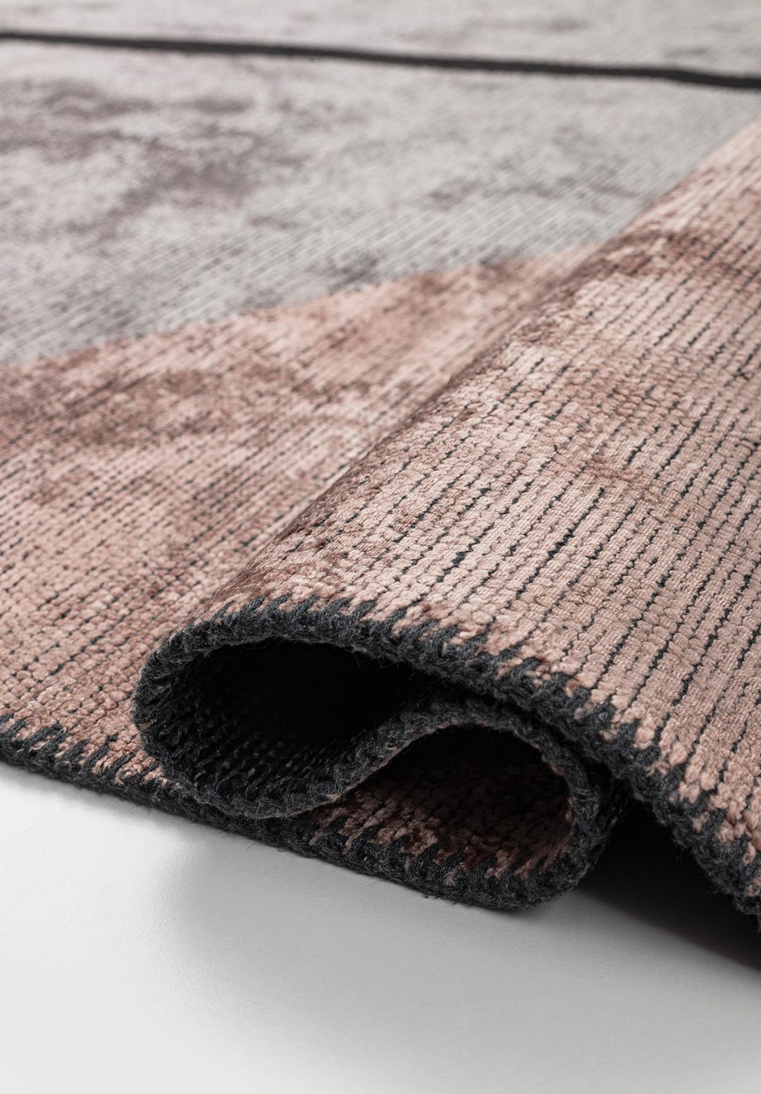 Lagos Dark Grey - Light Grey Rug